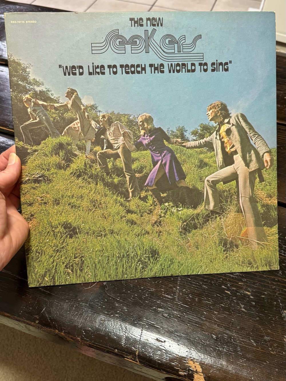 "We'd Like to Teach the World to Sing" Vinyl LP - Green Cover